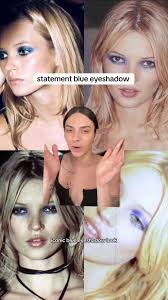 dont text him back! do kate moss blue eyeshadow instead!! @NARS Cosmetics  light reflecting foundation @Diorbeauty foundation @Laura Mercier concealer  @ONE SIZE BEAUTY pink powder @Pat McGrath Labs ...