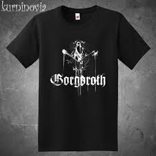 Gorgoroth Death Metal Rock Band Mens Black T Shirt Size S To 3xl