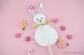 Bunny stencil templates free printable easter eggs. Adorable Paper Bunny Easter Craft Free Printable Diy Crafts