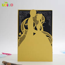 Use the appropriate size for invitations. 10 Sets Paper Couple Design Various Color And Size Customized Unique Wedding Invitation Cards Card Design Card Cardpaper Card Aliexpress