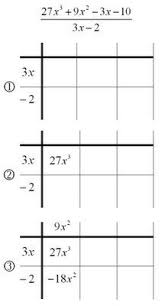 Dividing Polynomials The Grid Method Polynomials School Algebra Teaching Algebra