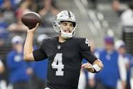 Raiders QB Aidan O'Connell impresses in second career NFL start ...