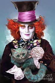 Pin By Francesca On Cappellaio Matto In 2021 Cheshire Cat Art Alice In Wonderland Artwork Cheshire Cat Alice In Wonderland