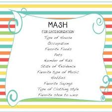 S2u Mash A Fun Way To Get Your Categorization In Fun Sleepover Ideas Speech Language Activities How Many Kids