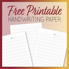 28 printable lined paper templates free premium templates. Handwriting Practice Paper Primary Lined Paper By Ivory Emblem