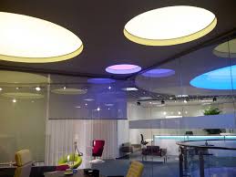 Office Ceiling Made From Vecta Design Stretch Ceilings Office Ceiling Round Light Ceiling Lights