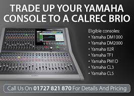 Synths ⇝ yamaha ⇝ yamaha tf1. Trade In Your Yamaha Console And Upgrade To A Calrec Brio 36 Or Brio 12
