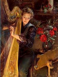 Daniel F Gerhartz Musical Art Fine Art Woman Painting
