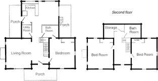 The two story design from stonemill log homes pictured below has three bedrooms and two baths in 1,768 square feet of living area. Raising A Hand Hewn Log Cabin Fine Homebuilding