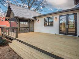 By making the deck as comfortable as any another. Modern Farmhouse Back Deck Landhausstil Veranda Sonstige Von Wsm Craft Houzz