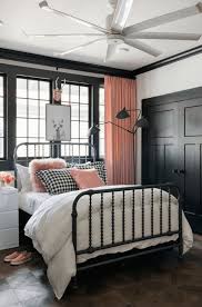 Black and white zebra stripe teenage girl's bedroom with drapery panels on black rod with crystal finials to compliment the crystal bed posts. 25 Refined Pink And Black Bedroom Decor Ideas Digsdigs