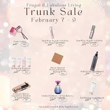 Trunk Sale ends TODAY! Save up to 50% off in stock products listed below!  PLUS! You can take advantage of the February Half Price Sale (included  below) for every $50 you spend!