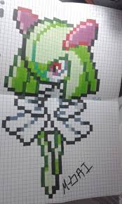Kirlia Pixel Art M Jai Pixel Art Pixel Art Pokemon Art