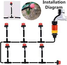 Gyubay Bewasserungssets Diy 25m Micro Drip Bewasserungssystem Automatische Timer Bewasserung Gartenschlauch Kann In 2020 Gartenschlauch Bewasserungssystem Bewasserung
