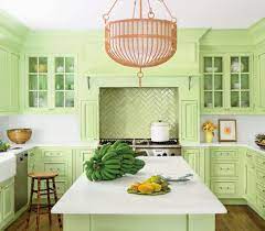 Don't forget adjoining rooms in your color scheme. Colorful Kitchen Design Ideas Tasting Table