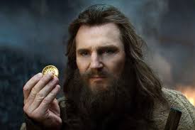 Liam Neeson As Zeus In Clash Of The Titans Male Actor Portrait Beard Long Hair Hand Photo Wrath Of The Titans Clash Of The Titans Liam Neeson