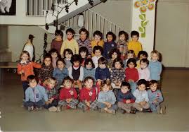 Photo de classe 1ere année maternelle de 1974, Ecole Léon Gambetta
