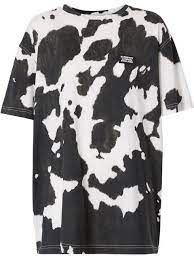 Burberry Cow Print T Shirt Farfetch Shirts Burberry T Shirt Cow Print