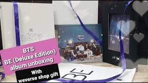 In a recent weverse conversation, which is a method of interaction between bts and army, the band mentioned that a butter single cd will be out on july 9 which will have bts' new song, permission to dance. Bts Be Deluxe Edition Album Unboxing From India Pre Order Weverse Shop Gift Youtube