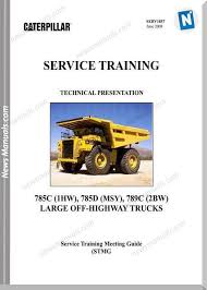 Caterpillar 785c 785d 789c Off Highway Service Training Train Trucks Online Training