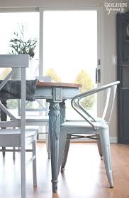 Check out our dining room chairs selection for the very best in unique or custom, handmade pieces from our dining chairs shops. Painted Dining Table Finally The Golden Sycamore