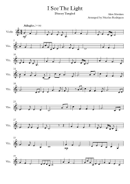 Learn to play beautiful songs on your violin. Disney Tangled I See The Light Violin Awesome Flute Sheet Music Clarinet Sheet Music Piano Songs Sheet Music