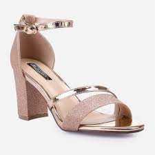 Check spelling or type a new query. Sandales A Talons Rose Dore Scintillantes Avec Brides Vernies