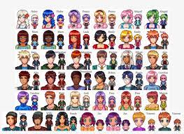 Mods stardewvalley stardew valley anime pixel character characters portrait portraits female nexus bit fanart pages 1839 forums. Alternate Stardew Valley Portraits Anime Png Image Transparent Png Free Download On Seekpng