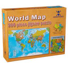4.6 out of 5 stars. Round World Products Hemispheres World Map Jigsaw Puzzle 500 Pieces Buy Online In Angola At Angola Desertcart Com Productid 18747093