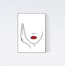 The picture was taken from a seafront villa in the turkish resort of bodrum.i hope that you will love this. Line Art Woman Red Lips Printable Wall Decor Minimalist Female Line Drawing Line Art Face Boho Decor Black White Wall Art Large Poster Black And White Wall Art Line Art