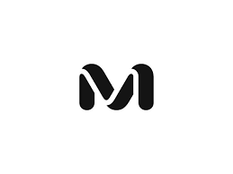 Single character m font in orange and yellow color alphabet. 25 Letter M Ideas Logo Design Lettering Letter M Logo