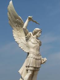 The most common st michael the archangel statue material is metal. Saint Michael Archangel Statue
