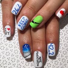 The Best Sporty Nail Art On Instagram Nyc Nails Nail Shapes Gel Nail Designs