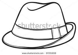 Classic Fedora Fedora Hat Hat Drawing Drawing Man