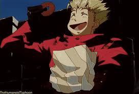# anime # style # sunglasses # funimation # trigun. Vash The Stampede Gifs Gfycat