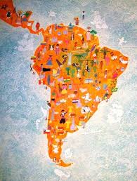 Process Business In Africa Cover South America Map America Map Illustrated Map