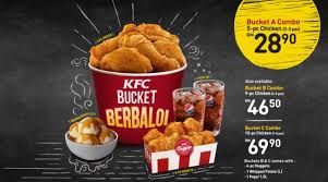 The feed that feeds hungry malaysians. Kfc Malaysia Bucket Berbaloi From Only Rm28 90