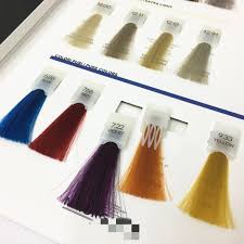 Hot Item Detachable Plastic Clip Silky Hair Color Swatch Mixing Chart