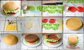 Hamburger Torta Burger Cake Hamburger Cake Cake Decorating Tips