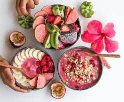Raspberry Guava Smoothie Bowl Comida Comida Saludable Alimentos Organicos