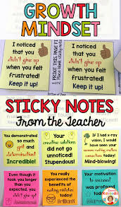Do You Teach Your Students About Growth Mindset These Sticky Notes From The Teacher Ar Growth Mindset Notes Growth Mindset Classroom Growth Mindset Activities