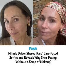 Minnie Driver is getting candid about her recent makeup-free selfies. 'The  Serpent Queen' actress, 54, unveiled a couple of bare-faced selfies and  opened up about why she usually never goes “without a
