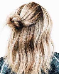 Half Up Messy Bun Hairbeauty Hair Styles Curly Hair Styles Easy Hairstyles