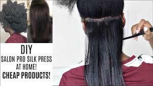How to straighten natural hair? How To Silk Press On 4g Natural Hair At Home Cheap No Frizz No Damage Testing New Flat Iron Youtube