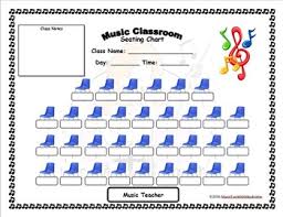 editable music classroom seating chart