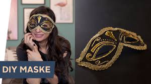Phantom opera maske erwachsene theater gesichtsmaske weiß halb masken kostüm. Quick Easy Diy Maske Selber Machen Refashion Otto Youtube