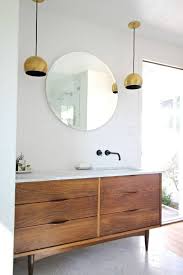 Natural and modern rustic mid century modern bath vanity with natural light fixtures by contemporary designer jennifer bingham. 16 Stylish Bathroom Vanities You Won T Believe You Can Diy Midcentury Modern Bathroom Renovations Stylish Bathroom New Classic Bathroom