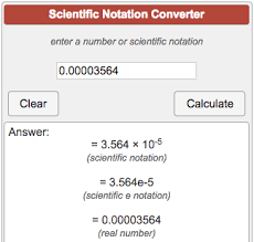 Scientific Notation Converter Calculator Soup