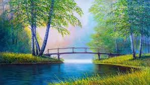 River Painting Images