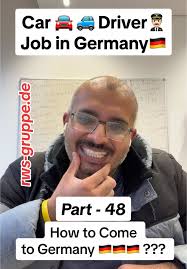 Car 🚘 🚙 Driver👨🏻‍✈️ Job in Germany🇩🇪